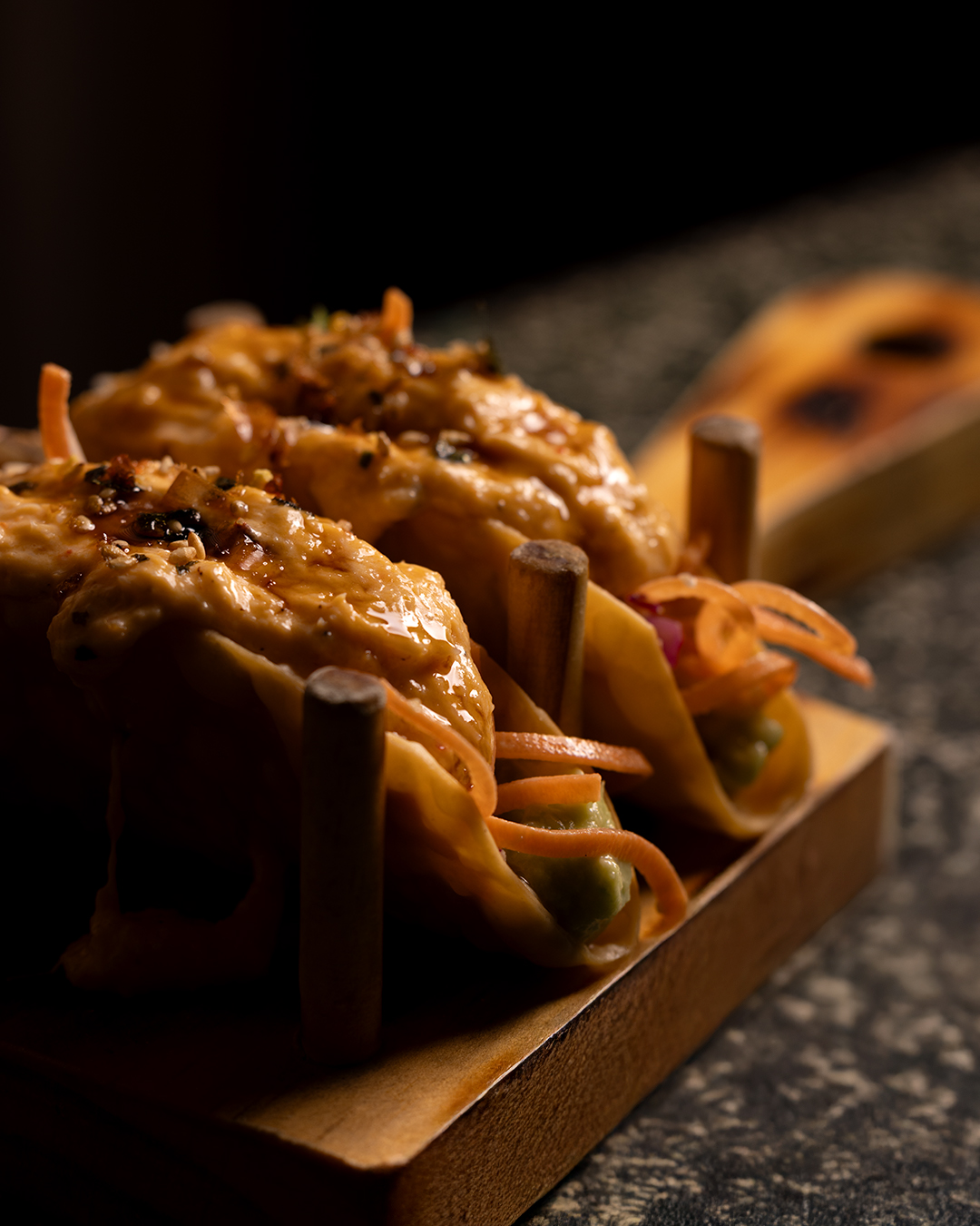 Taco nikkei P51 - cocina de autor Lima